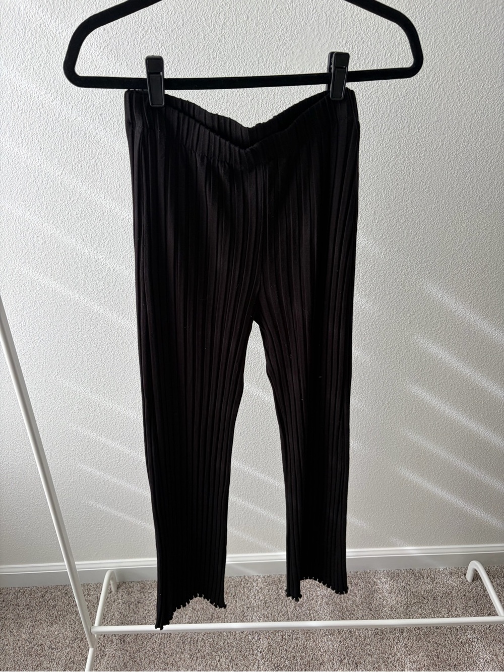 Simon Miller Black Slim Knit Pants